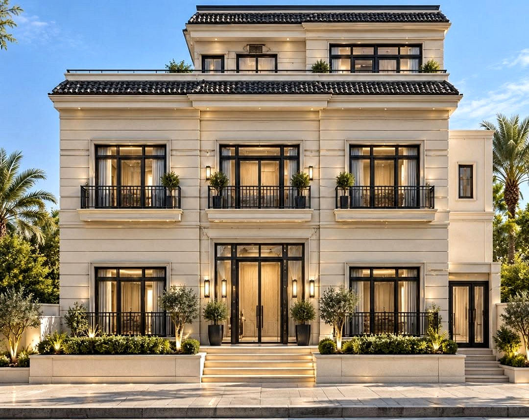 Classic luxury villa design by AAG