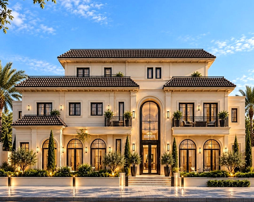 Mediterranean-style luxury villa by AAG